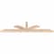 Ekena Millwork Richland Smooth Timber Gable Bracket, Douglas Fir, 84"W x 21"H x 3 1/2"D x 3 1/2"F, 6/12 Pitch GBW084X21X0404RIC00SDF - alternate 3